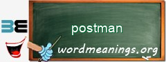 WordMeaning blackboard for postman